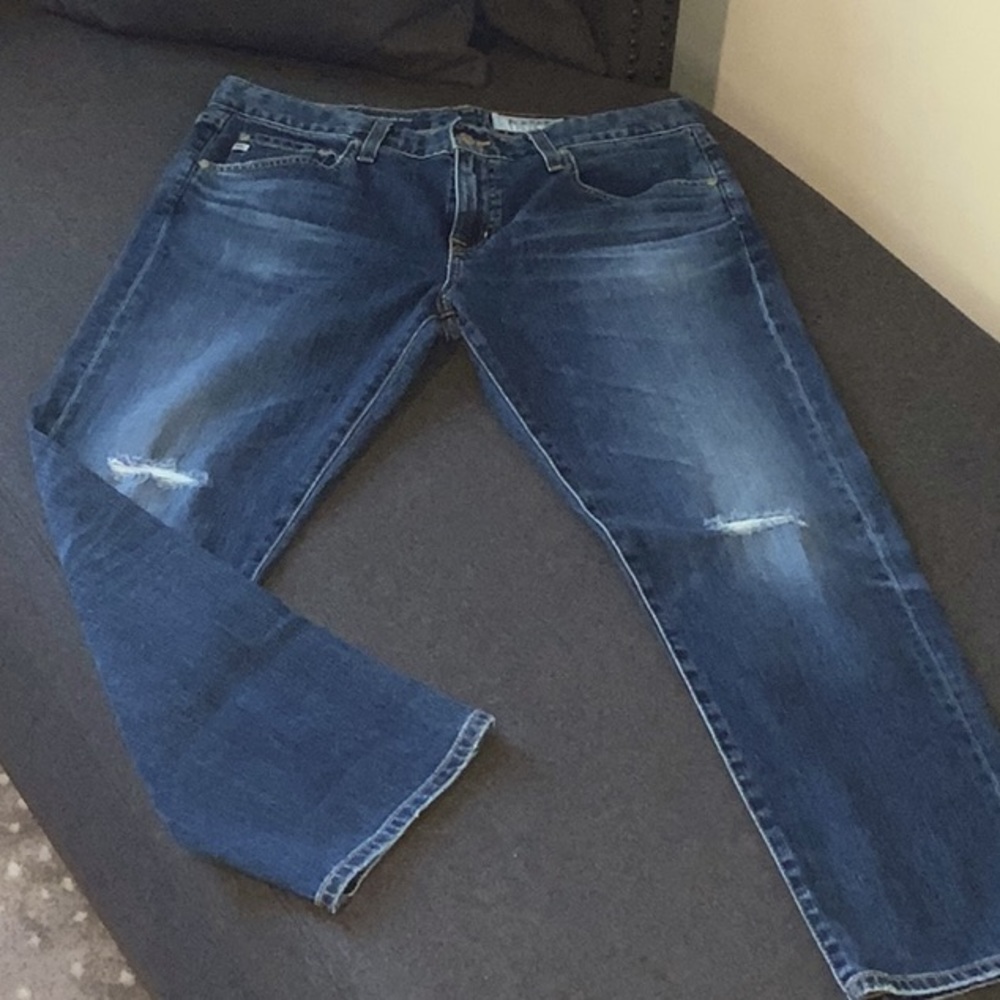 AG Ex-Boyfriend Slouchy Slim Jeans - Size 30
